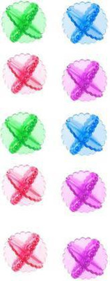 Maitri Silicone Laundry Ball Solid Colourful Washing Machine Balls for Cleaning Better, Eco Friendly Reusable Washing Machine Ball Laundry Dryer Ball Durable Cloth Cleaning Ball-Rendom Colour Detergent Bar Detergent Bar(10 g, Pack of 10)