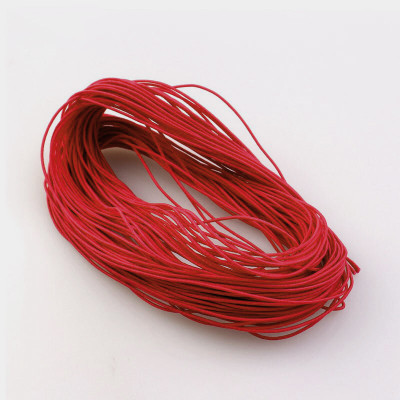 KnottyCord Elastic Thread and Cord Red Elastic(10 m)