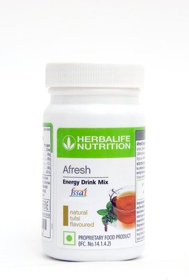 Herbalife Nutrition AFRESH ENERGY DRINK MIX -TULSI FLAVOUR Nutrition Drink(50 g, KRISHNA TULSI Flavored)