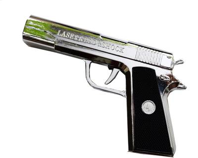 Dhinchak Shock Gun Shocking Gun with Laser light and torch Gag Toy