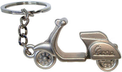 kd collections KD198 - Vespa Scooter Design Shaped Metal Keychain Keyring Key Chain