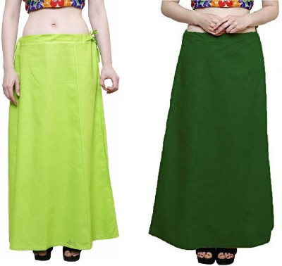 NewBELL P2_Green_Bgreen Pure Cotton Petticoat(Free)