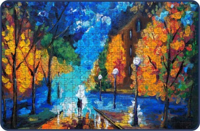 Webby Dating Tonight Painting Wooden Jigsaw Puzzle, 500 pieces(500 Pieces)