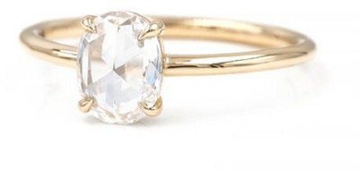 RATAN BAZAAR Stone Sapphire Gold Plated Ring