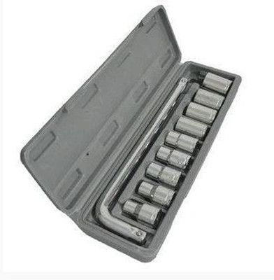 Akshar Enterprise 10 pc, 6 pt. 3/8 in. Drive Standard Socket Wrench Set Socket Set(Pack of 10)