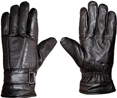 SIYAA SANTOSH83 Riding Gloves(Black)