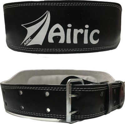 Airic 4 Layers Leather Gym Belt (4 Inches Wide) For Weight Lifting Abdominal Belt