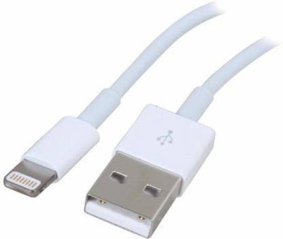 JERK 040bc 1 m Lightning Cable (Compatible with All iPhones (5,6,7,8 & X Series) , iPad & iPod, White, One Cable) 1 m Micro USB Cable(Compatible with All smart phone, White)