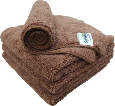 SOFTSPUN Microfiber Vehicle Washing  Cloth(Pack Of 4)