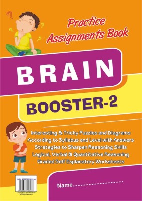 Practice Assignment Book Brain – 2 : Quantitative Reasoning for Sharpening Reasoning and Aptitude Skills of Kids and Young Adults- A Fun Interactive Activity Book for Children Mindfuel's(Hardcover, MIND FUELS)