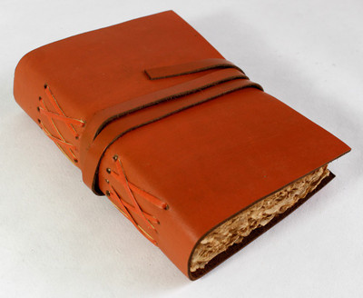 Camlon Exports Handcrafted Assorted Journal Unruled 240 Pages(Orange)