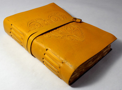Camlon Exports Handcrafted Assorted Journal Unruled 240 Pages(Yellow)