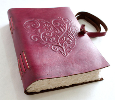 Camlon Exports Handcrafted Assorted Journal Unruled 240 Pages(Magenta)
