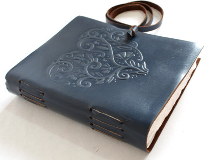 Camlon Exports Handcrafted A5 Journal Unruled 240 Pages(Blue)