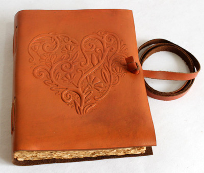 Camlon Exports Handcrafted Assorted Journal Unruled 240 Pages(Orange)
