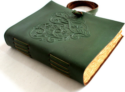 Camlon Exports Handcrafted Assorted Journal Unruled 240 Pages(Green)