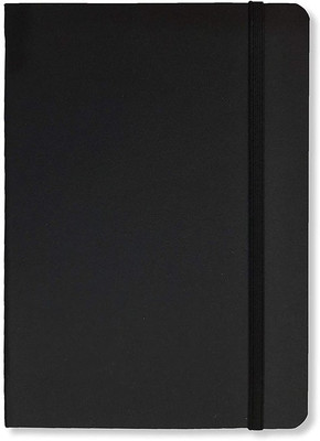 Family store Leatherette Diary A6 Diary Ruled 192 Pages(Black)