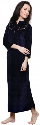 parisidh Women Nighty(Blue)