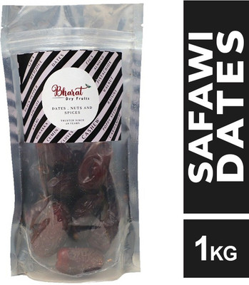 Bharat Safawi Dates | Kalmi ( Family Pack 1 Kg ) Dates(1 x 1 kg)