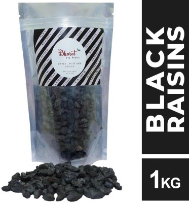 Bharat Black Raisins ( Seedless ) Premium quality Afghani Raisins(1 kg)