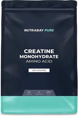 Nutrabay Pure Series Micronised Creatine Monohydrate 83 servings |Crossfit Supplement Creatine  (250, unflavoured)