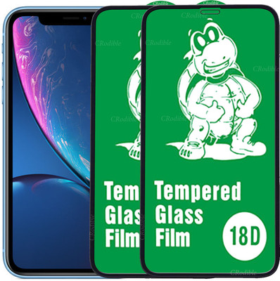 DeepzHub Edge To Edge Tempered Glass for Apple iPhone XR(Pack of 2)