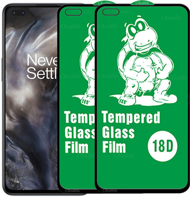 CRodible Edge To Edge Tempered Glass for OnePlus Nord(Pack of 2)