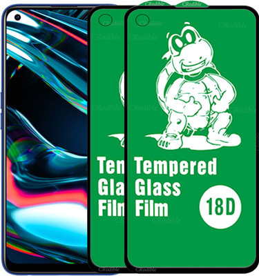 CRodible Edge To Edge Tempered Glass for Realme 7 Pro(Pack of 2)