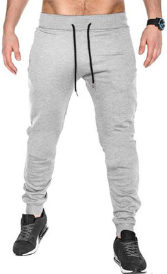 75% OFF on TRIPR Solid Men Grey Track Pants on Flipkart