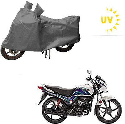saanvi Waterproof Two Wheeler Cover for Hero(Passion Pro TR, Grey)