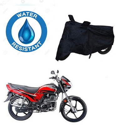 RPSENTTERPR Waterproof Two Wheeler Cover for Honda(Passion Pro TR, Black)