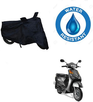 RPSENTTERPR Waterproof Two Wheeler Cover for Indus(Yo Spark, Black)