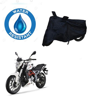 RPSENTTERPR Waterproof Two Wheeler Cover for DSK Benelli(TNT R, Black)