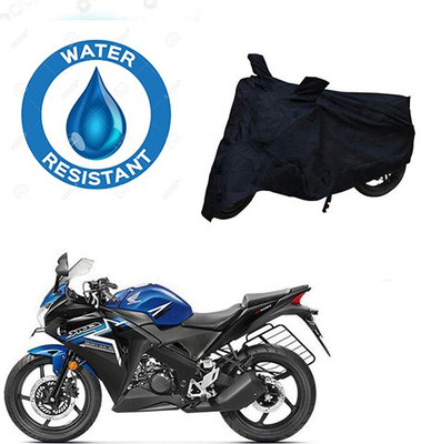 RPSENTTERPR Waterproof Two Wheeler Cover for Honda(CBR 250R, Black)
