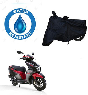 RPSENTTERPR Waterproof Two Wheeler Cover for TVS(Phoenix 125, Black)