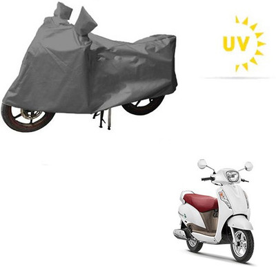 RPSENTTERPR Waterproof Two Wheeler Cover for Suzuki(Access, Grey)