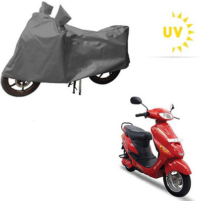 RPSENTTERPR Waterproof Two Wheeler Cover for Hero(Electric Cruz, Grey)