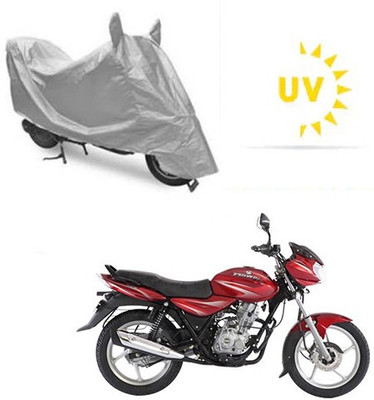 RPSENTTERPR Two Wheeler Cover for Bajaj(Discover 125 DTS-i, Silver)