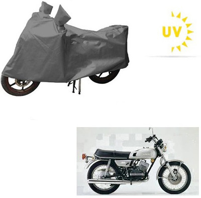 saanvi Waterproof Two Wheeler Cover for Yamaha(RD 350, Grey)