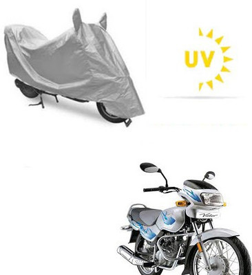 RPSENTTERPR Waterproof Two Wheeler Cover for TVS(Victor GLX, Silver)
