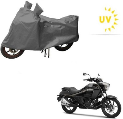 RPSENTTERPR Waterproof Two Wheeler Cover for Suzuki(Intruder, Grey)