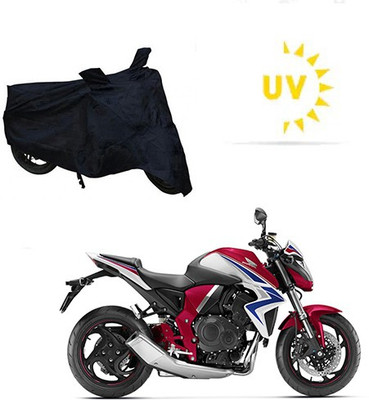 Mdstar Waterproof Two Wheeler Cover for Honda(CB 1000R, Black)