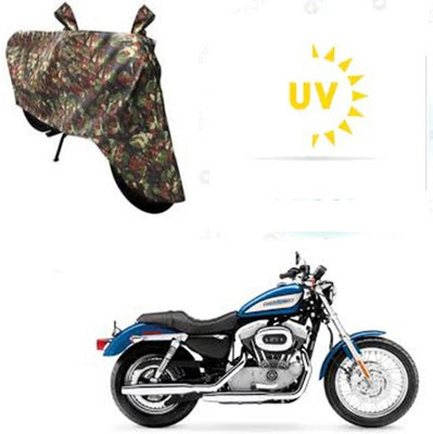 Mdstar Waterproof Two Wheeler Cover for Harley Davidson(XL 883, Multicolor)