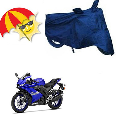 Motoren Waterproof Two Wheeler Cover for Yamaha(R15 V3, Blue)