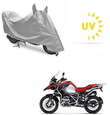 saanvi Waterproof Two Wheeler Cover for BMW(R 1200 GS, Silver)