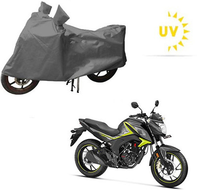RPSENTTERPR Waterproof Two Wheeler Cover for Honda(CB Shine, Grey)