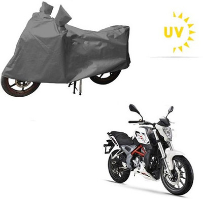 RPSENTTERPR Waterproof Two Wheeler Cover for DSK Benelli(TNT R, Grey)