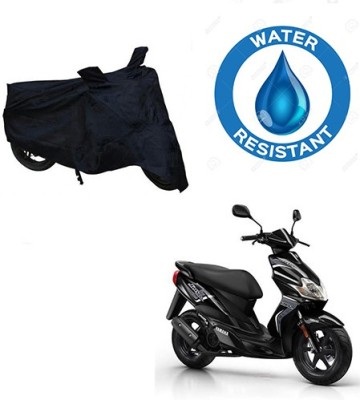 saanvi Waterproof Two Wheeler Cover for Yamaha(Jog R, Black)