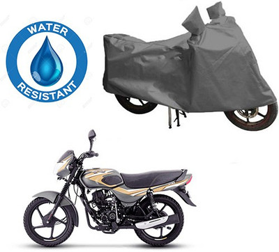 RPSENTTERPR Waterproof Two Wheeler Cover for Bajaj(Discover 125 DTS-i, Grey)
