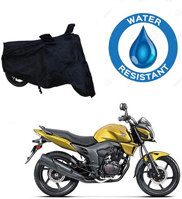 RPSENTTERPR Waterproof Two Wheeler Cover for Honda(CB Trigger, Black)